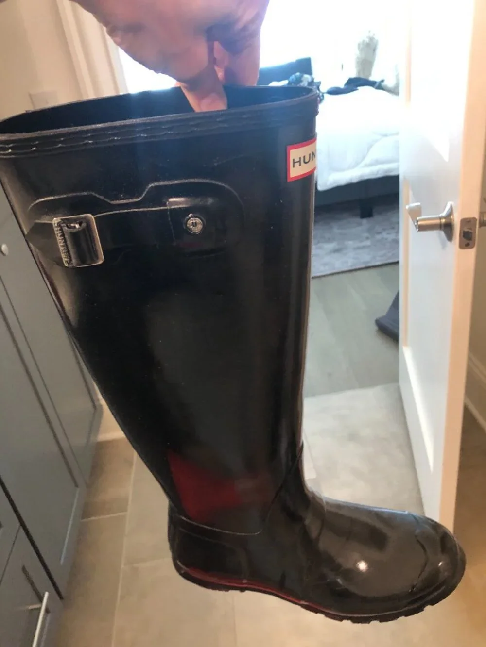 Hunter Tall Gloss Boots - Picture 8 of 9